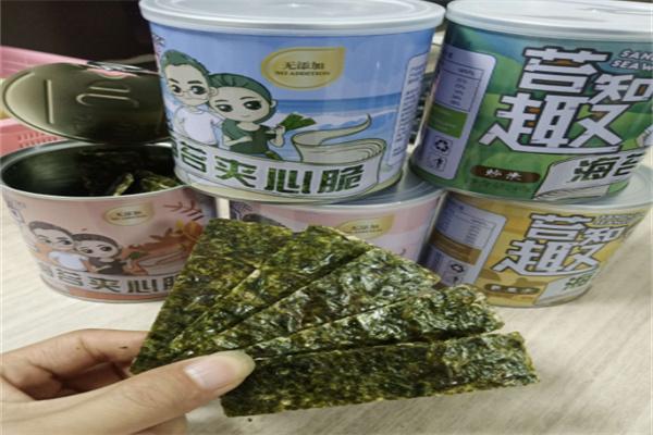 苔知趣夹心海苔加盟