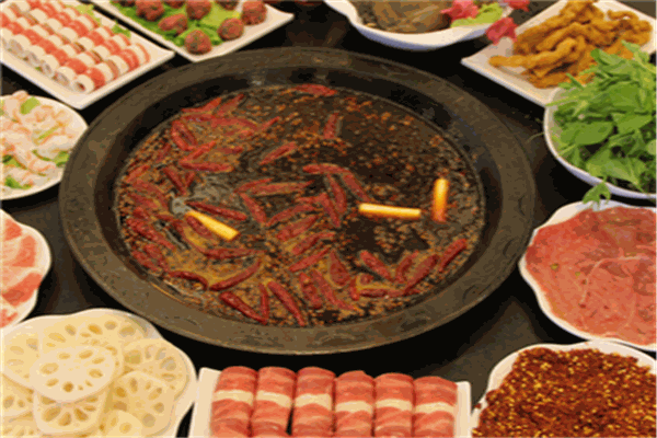 彩鹿鲜牛肉自助火锅