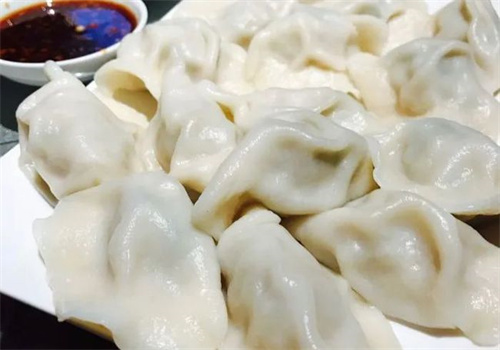开口笑海鲜饺子