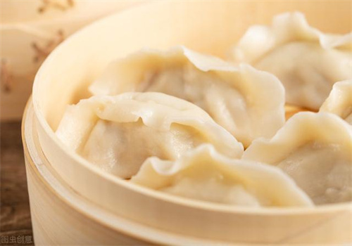 开口笑海鲜饺子
