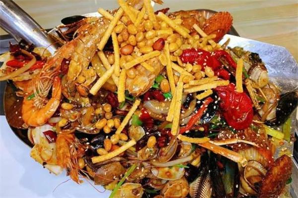 网红铁锹海鲜