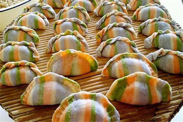 五彩水饺
