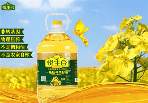 悦生合菜籽油加盟