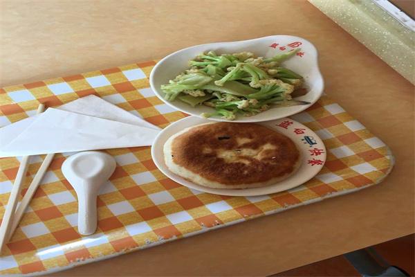 蓝白快餐食品加盟