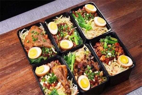 蓝白快餐食品加盟