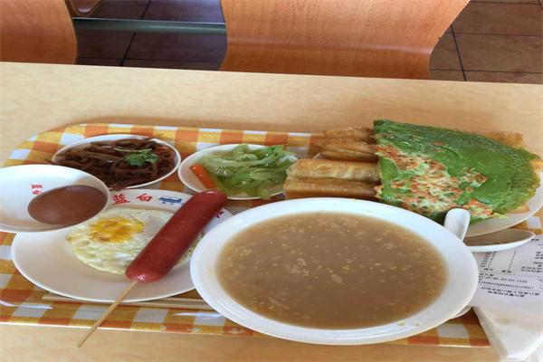 蓝白快餐食品加盟