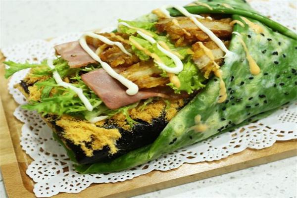 煎持无限沙拉煎饼