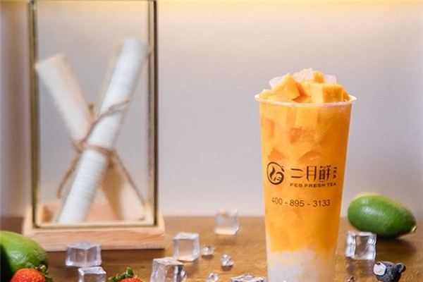 二月鲜奶茶加盟
