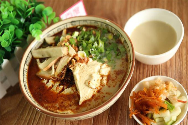 老鳯府凤翔豆花泡馍