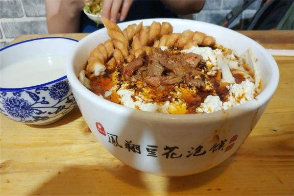 老鳯府凤翔豆花泡馍