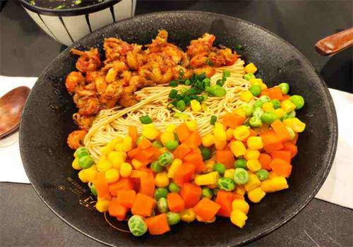 贡梅蟹粉拌面