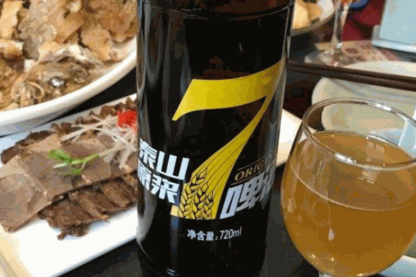 泰山原浆啤酒