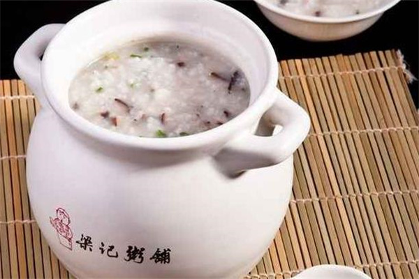 梁记粥铺早餐