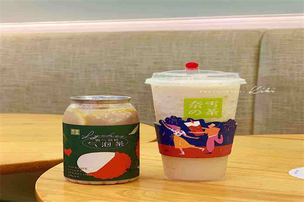 奈雪的茶气泡水