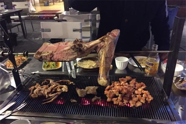 大汗烧烤烤羊腿