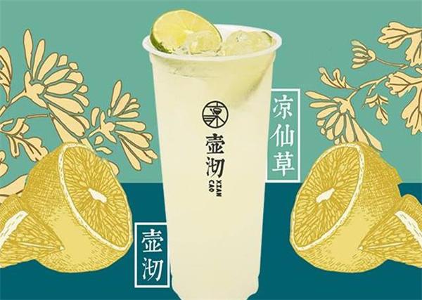 壶沏凉仙草