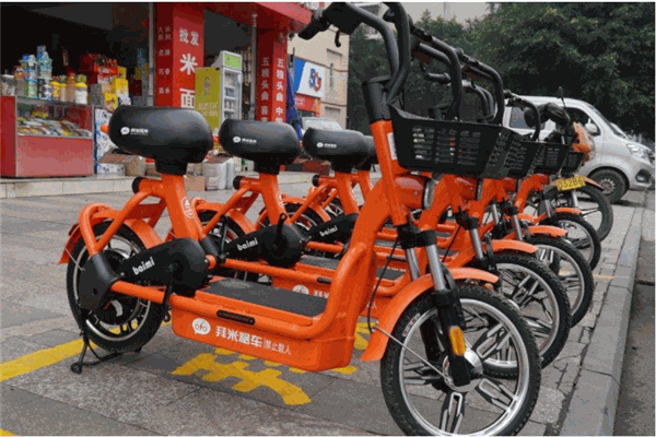 拜米出行共享电单车