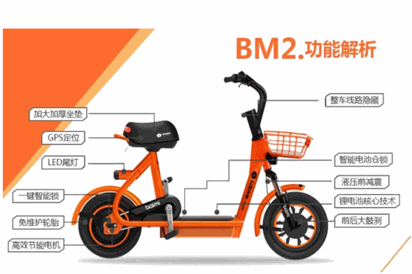 拜米出行共享电单车
