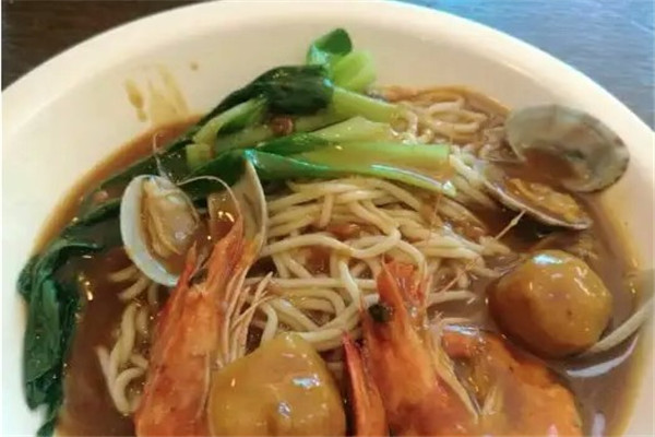 就汤下面海鲜面