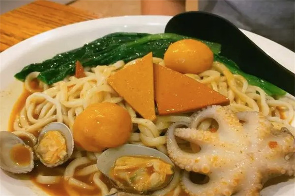 就汤下面海鲜面