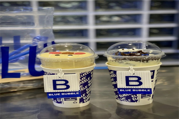 blue bubble奶茶