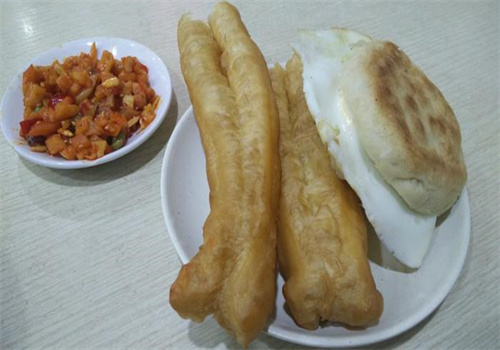 开口笑早餐