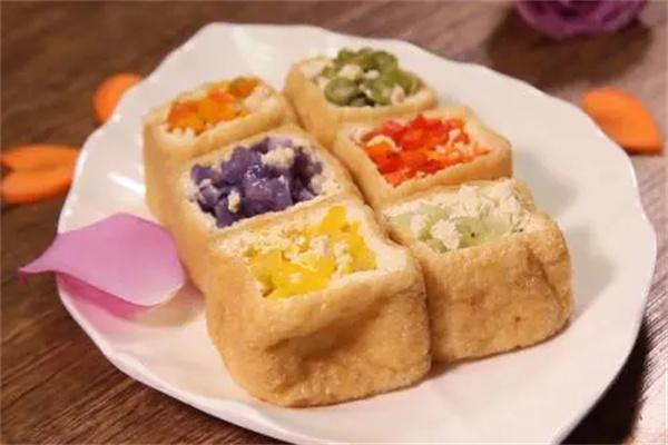 七彩果蔬豆腐