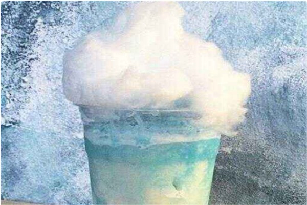 一朵云棉花糖冰淇淋