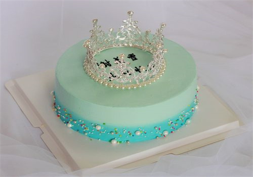 蓝公主蛋糕