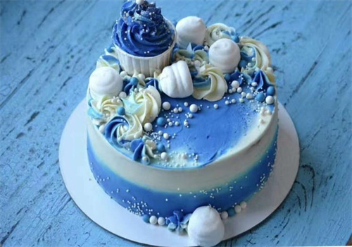 蓝公主蛋糕