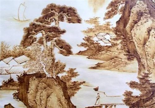 三联烫画制品