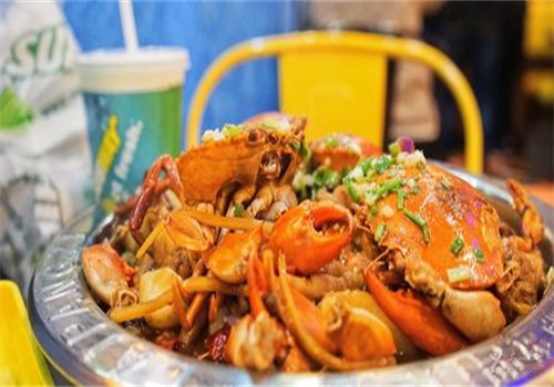 胖子蟹肉堡