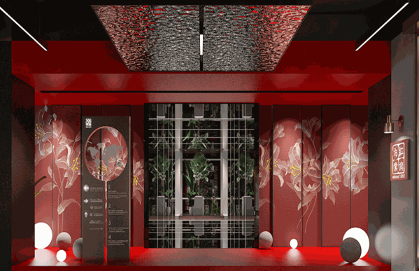 红旗无缝墙布