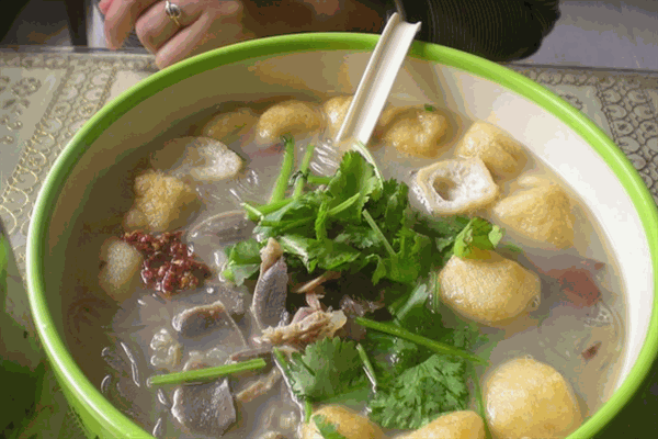 记子老鸭粉丝汤