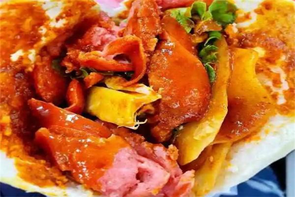 盛林记土豆片夹馍