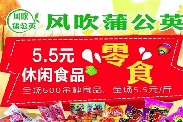 风吹蒲公英休闲零食