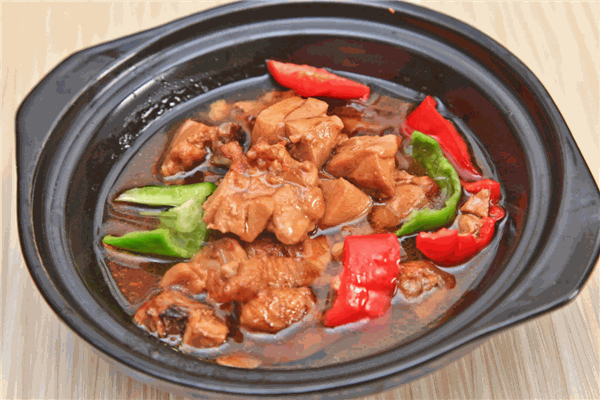 红领黄焖鸡米饭