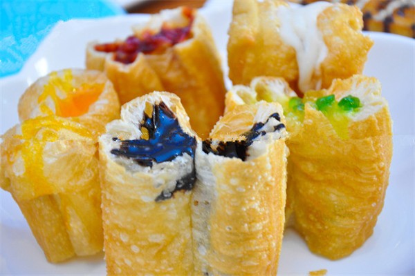 糖果七彩油条