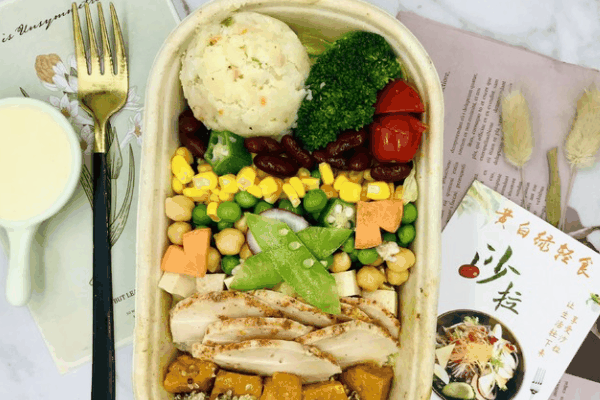 黄白绿轻食