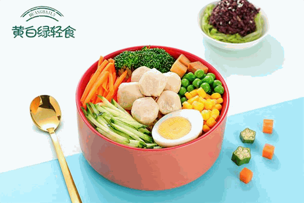黄白绿轻食