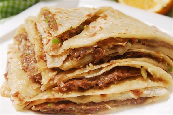 饼万兴金丝牛肉饼