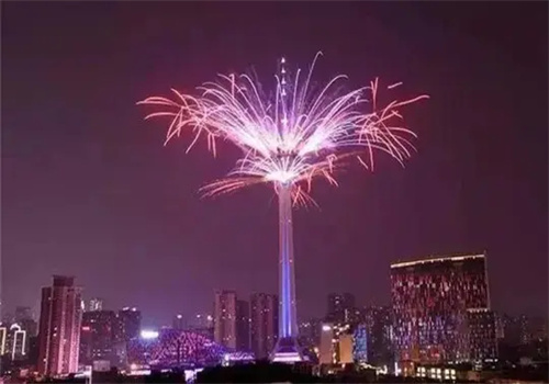 万世红电子礼花