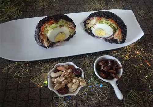 紫米包饭