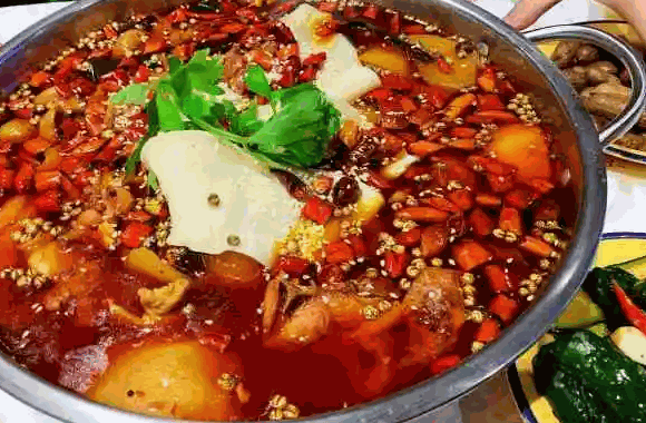 肥肠鸡火锅