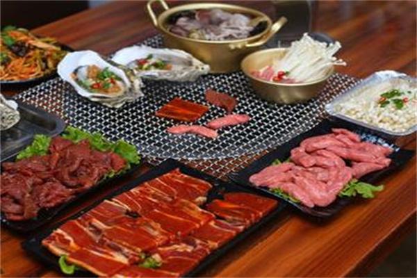 围炉瓦片烤肉