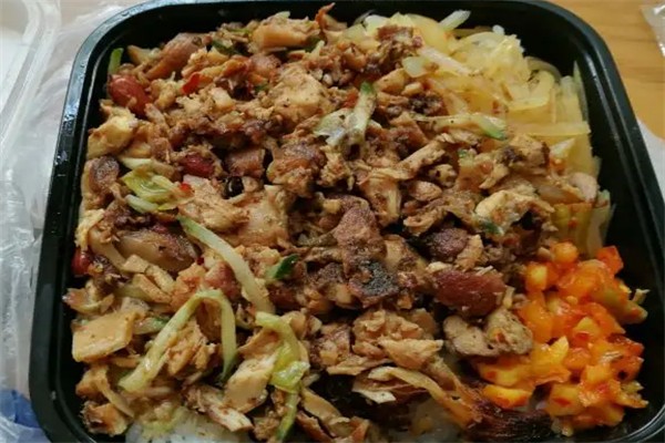 肥猫烤肉拌饭