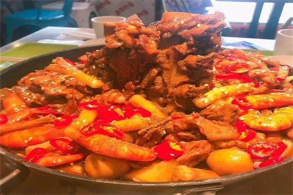 奔跑吧胖哥肉蟹煲