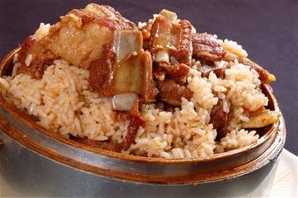 小金渣肉蒸饭