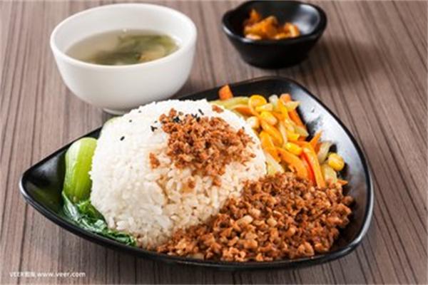 小金渣肉蒸饭