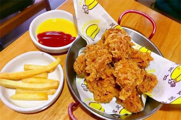 大口韩国炸鸡